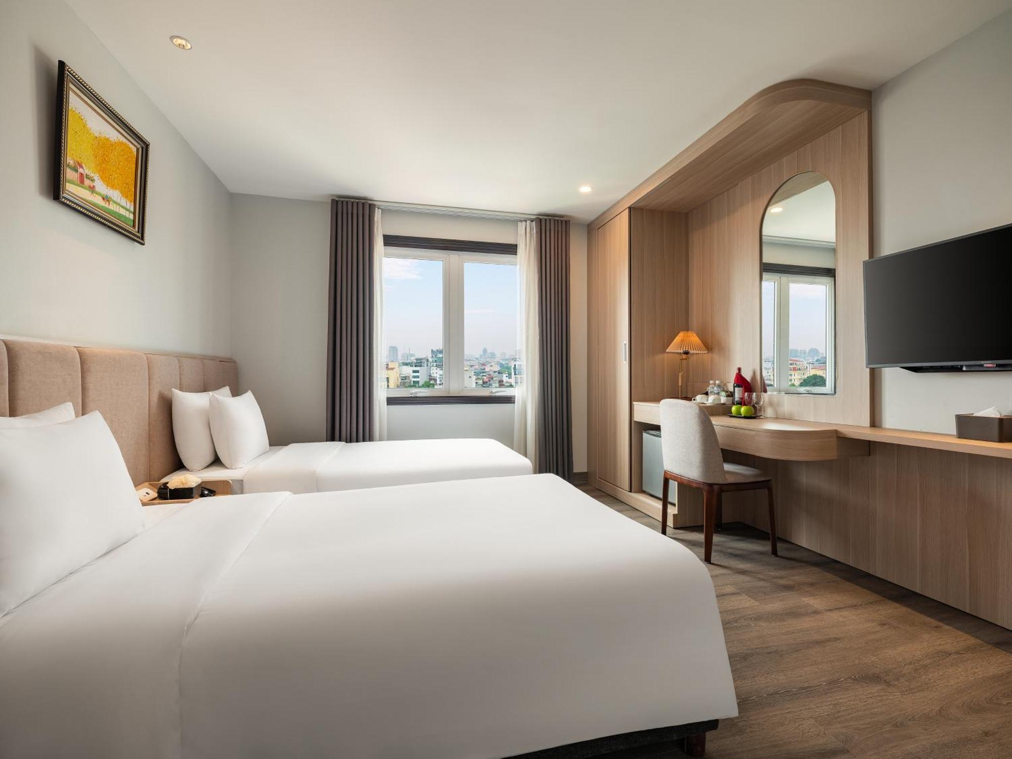 Minasi Premium Hotel Hanoi Buitenkant foto
