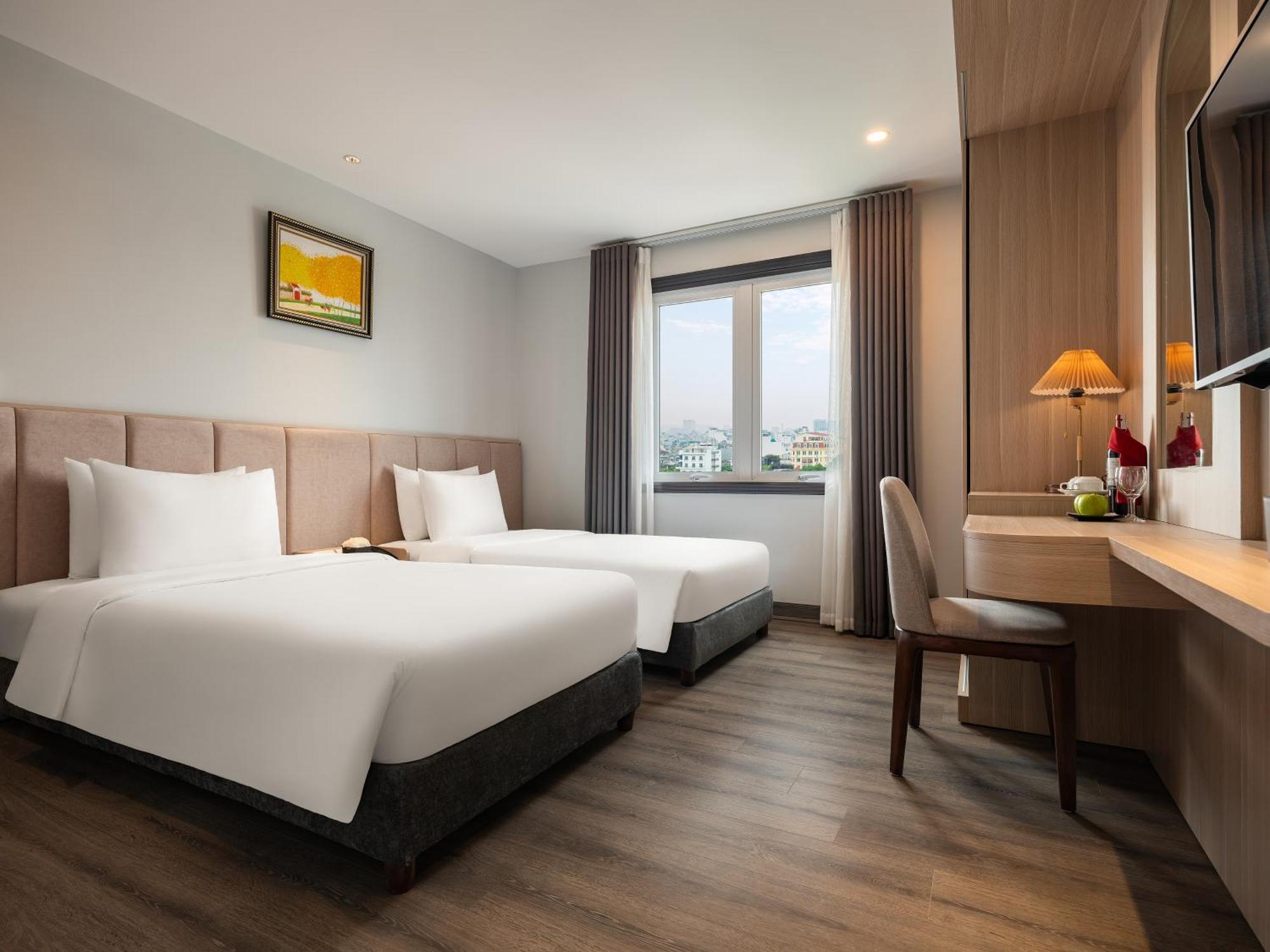Minasi Premium Hotel Hanoi Buitenkant foto